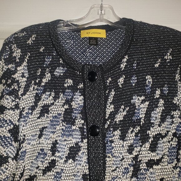 St. John short-sleeved cardigan size S - Picture 2 of 16